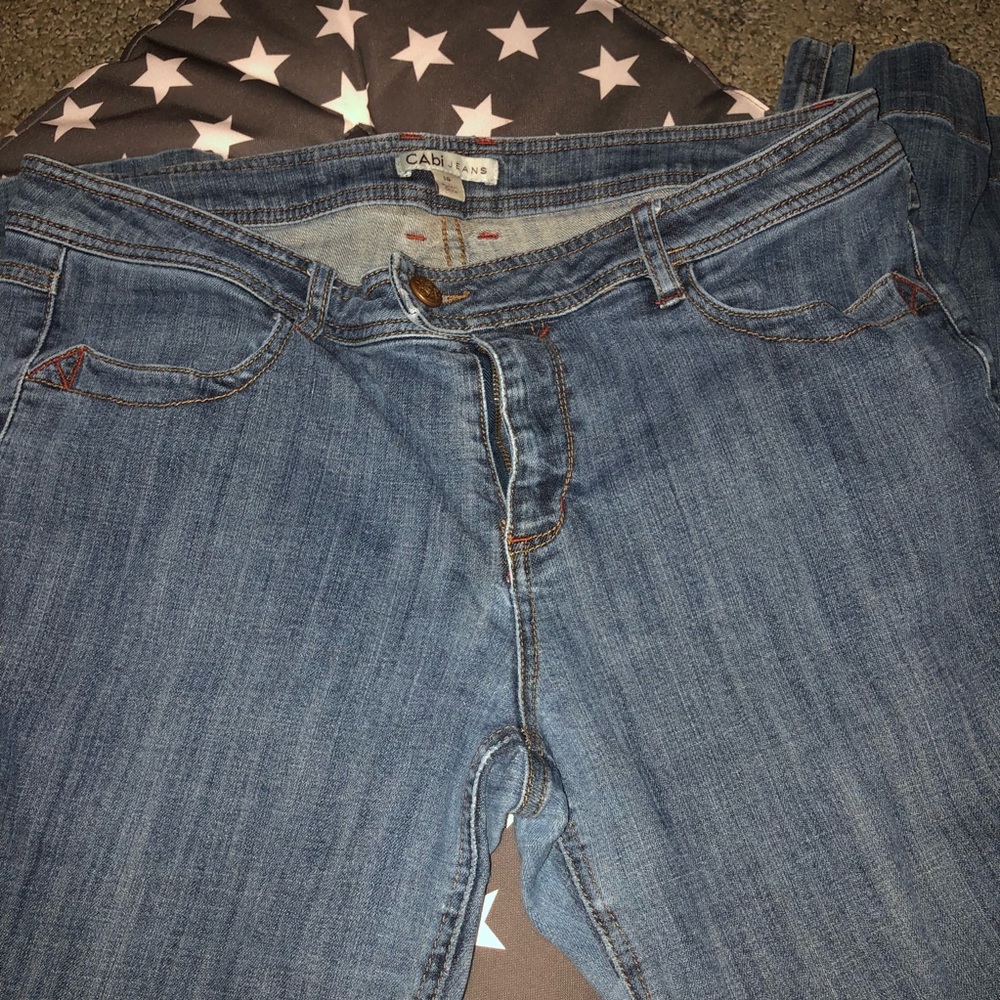 CAbi jeans size 14 style #178R flare like bottom